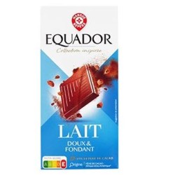 Chocolat au lait Equador Doux et fondant - 100g