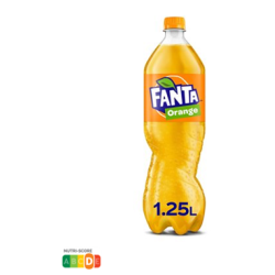 Soda Fanta orange bouteille...