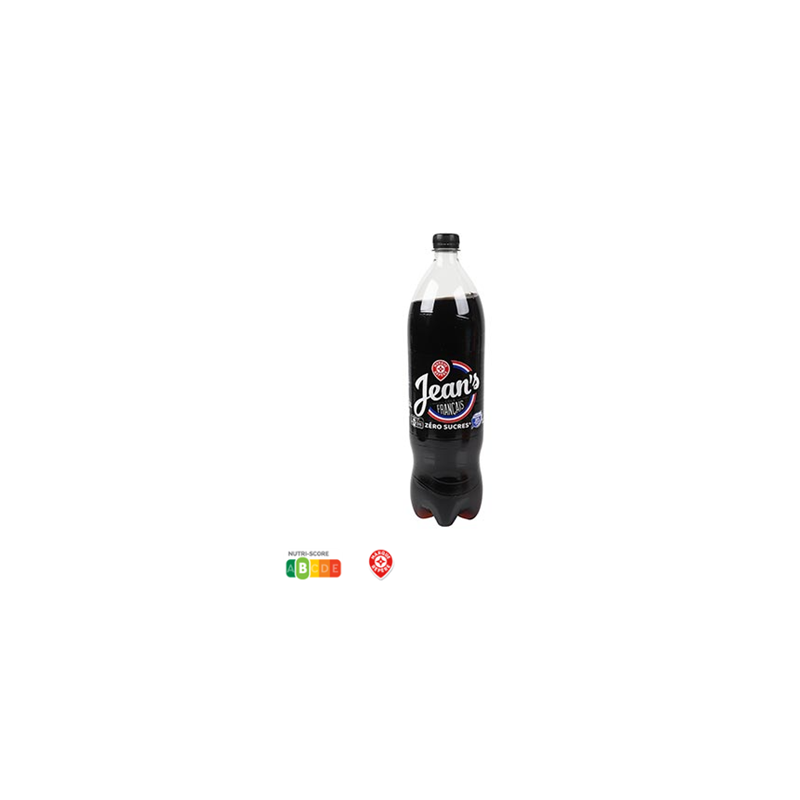 Soda Jean's Cola Zéro Bouteille - 1,5L