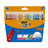 Feutres de coloriage Bic Kids co motif bulles - x18
