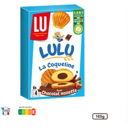 Biscuits La coqueline Lulu Chocolat - 165g