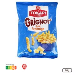 Soufflés Grignot' Tokapi Saveur Fromage - 90g